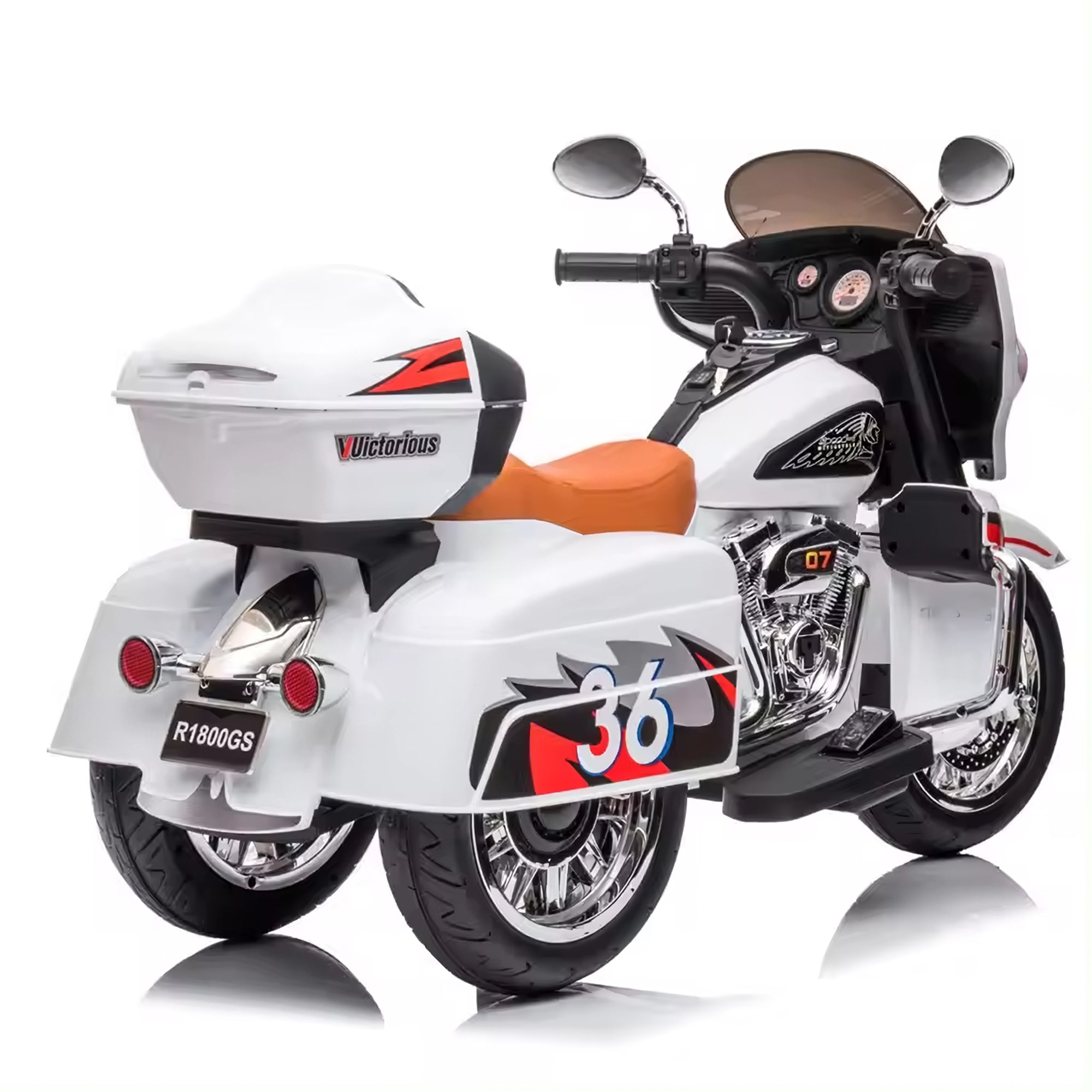 12V Kids Ride on Three-Wheeled Motorcycle 12V Kids Ride on Three-Wheeled Motorcycle